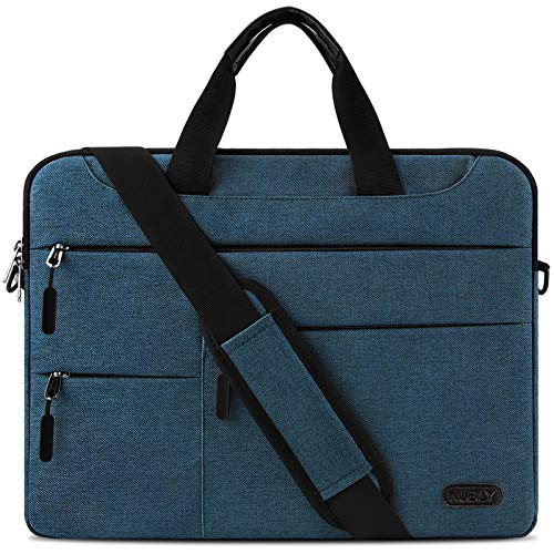deleyCON borsa notebook per Macbook / Laptop fino a 17,3 43,94cm 2 tasche porta accessori grigio chiaro - borsa / custodia in resistente nylon