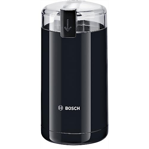 Bosch TSM6A013B, Macina caffè, Lama in acciaio inossidabile, Massima sicurezza, capacità fino 75 g chicchi, Potenza 180W, Nero